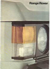 CATALOGUE RANGE ROVER
