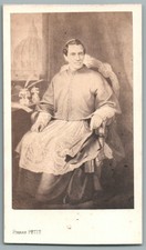 CDV 1865 Cardinal Antonelli Photo ancienne par Pierre Petit religion Foto Pie IX