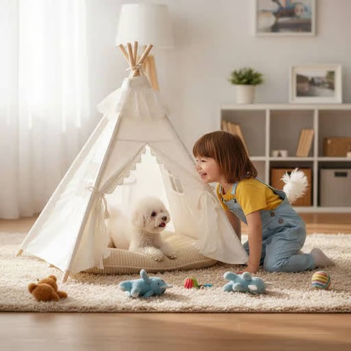 Tente chien amovible abri - tente,