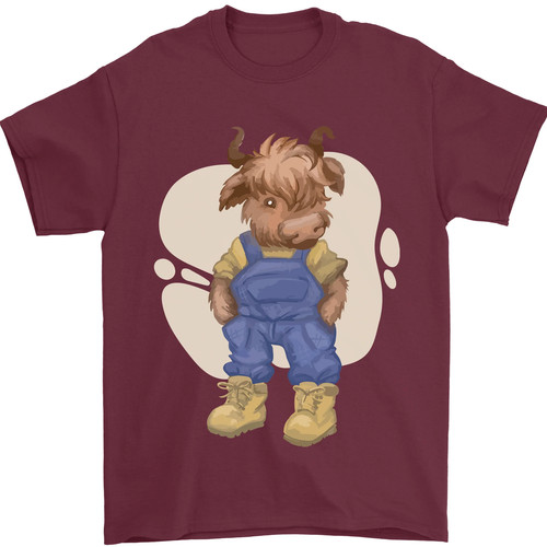 Enfant vache highland - vache,