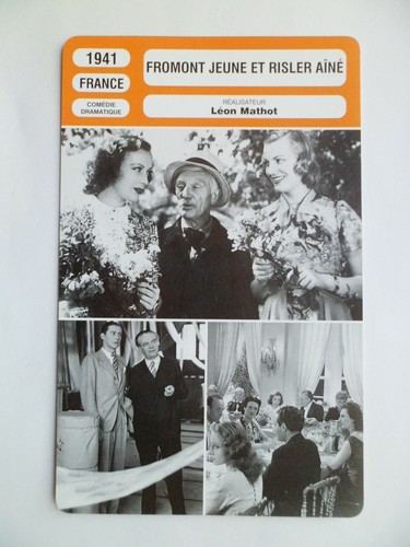 Carte fiche cinema 1941 - carte,