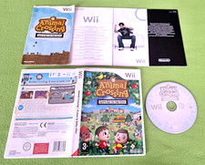 Nintendo Wii Animal Crossing Let's Go to the City [PAL-FRA] CIB Notice Boîte JRF