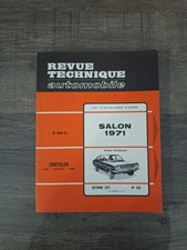 REVUE TECHNIQUE AUTOMOBILE N° 306 / CHRYSLER  "160" - "160GT" -  "180"