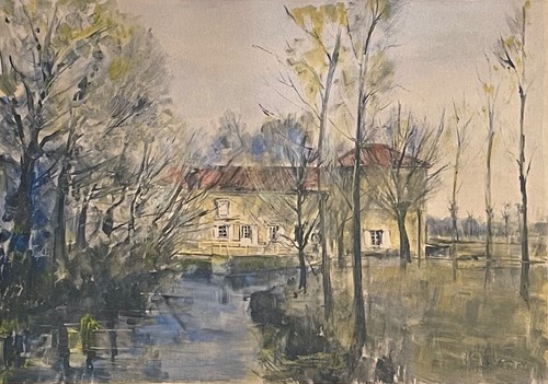 Moulin marne brun - le, de