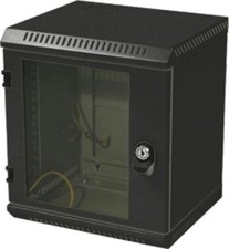 Baie de brassage - Coffret mural 10'' 4U noir à équipe