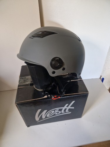 Casque westt gris visière - casque,