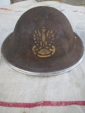 Casque Polonais ww2 WWII Débarquement Anglais MK2 1 ère DB 1944 44 Poche FALAISE
