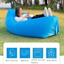 Matelas Gonflable Pour Plage sans Pompe Canapé Pneumatique Portable Piscine