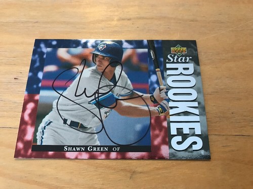 Shawn green autograph signed - autograph,