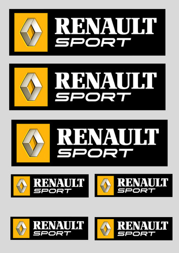 Stickers vinyle renault - 7x,
