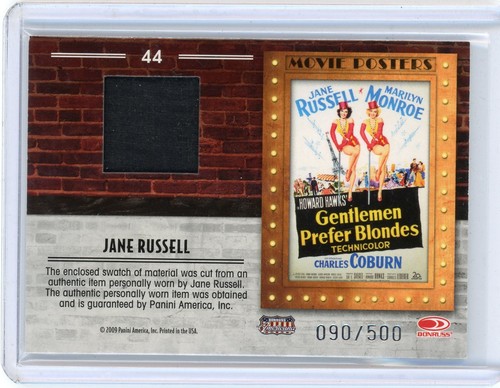 Jane russell 2009 donruss - russell,