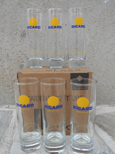 Service verres ricard - de,
