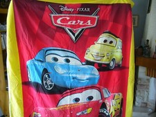 housse de couette + 1 taie oreiller + drap +drap housse CARS (lit 1place)