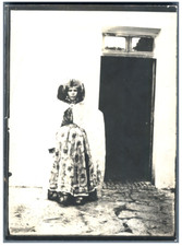 Algérie, Femme algérienne  vintage silver print Tirage argentique  13x17  