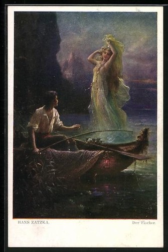 Carte postale artiste hans - carte,
