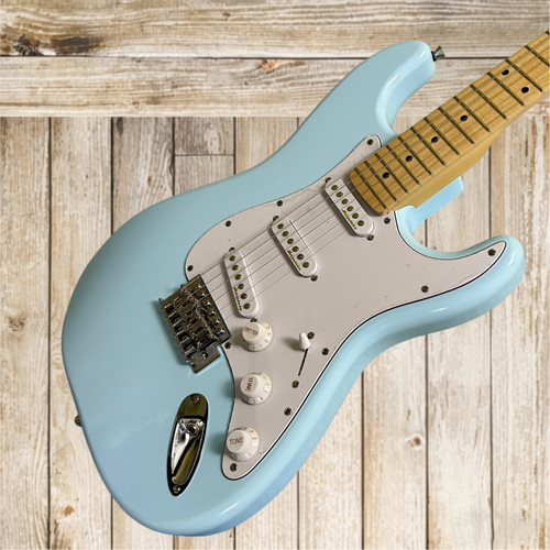 Electric guitar sky blue - guitar,