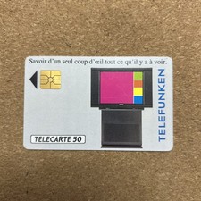 TELECARTE PRIVEE D382 TELEFUNKEN Très Rare