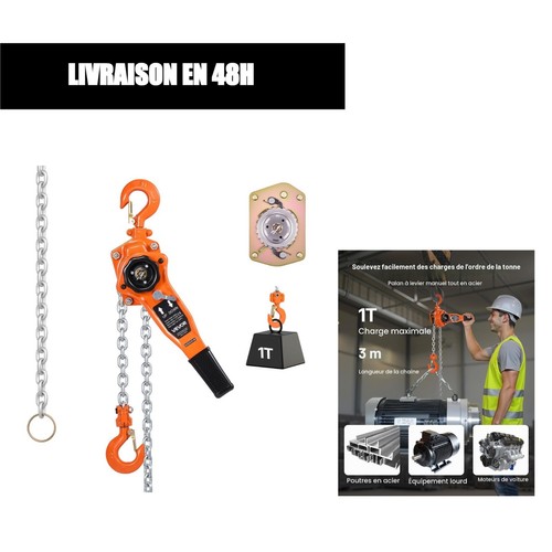 Palan levier manuel t - palan,