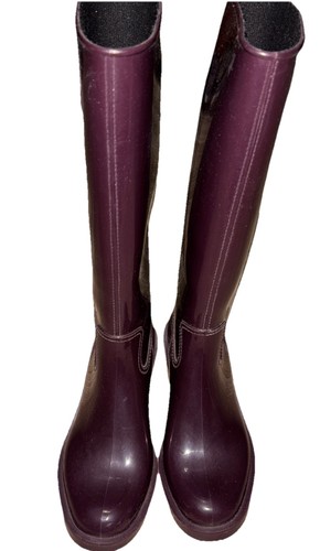 Gucci maroon rain boots - boots, size