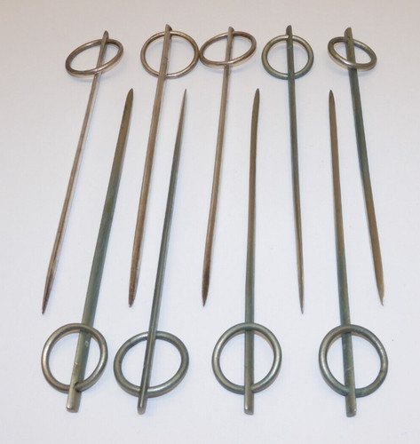 Brochettes metal argenté - metal,