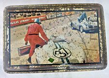 Boite tôle lithographiée Les