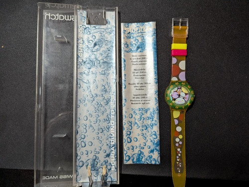 Swatch scuba 200 sea - 200, “sea