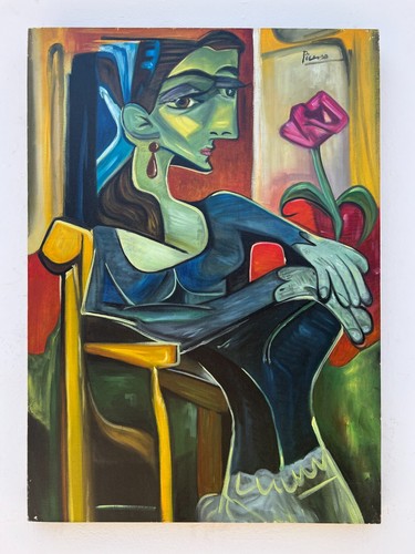Pablo picasso tableau huile - tableau,