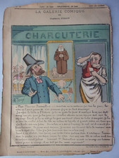 La Galerie Comique de Gustave Frison n°19 : " Charcuterie " fin XIXe