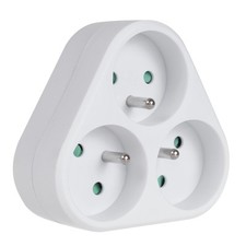 Prise électrique triple