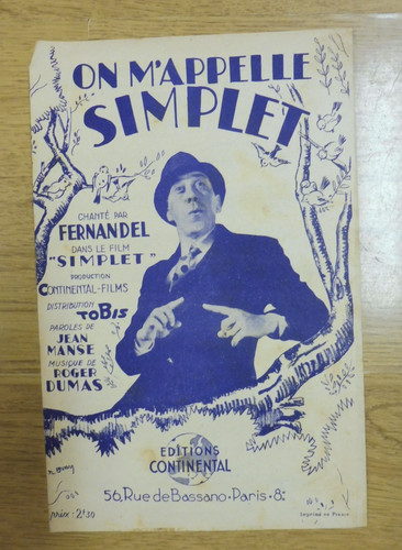 Fernandel m appelle - ", on