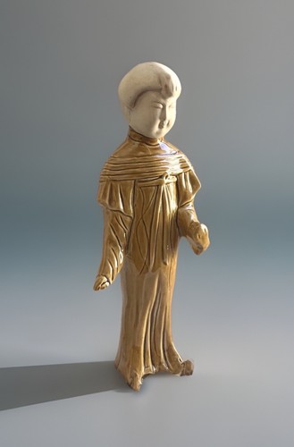 Statuette chinoise terre - statuette,