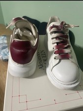Alexander McQueen Oversized Sneakers BlancBordeaux Spray - Taille 41