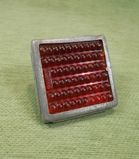 Ancien Reflecteur / Catadioptre - Verre et Alu - TPV ??9 - Vélo Ancien - 1940's