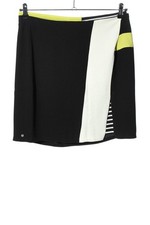 MISS CAPTAIN Mini-jupe Dames Jupe T EU 40 noir-blanc-jaune primevère