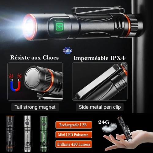 Lampe poche stylo - led, mini