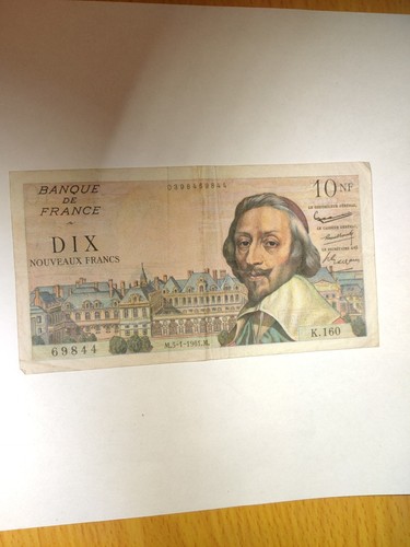 France billet francs - billet, 10