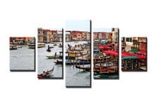 Tableau 5 pièces Venise