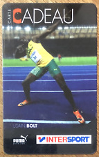 USAIN BOLT CARTE CADEAU INTERSPORT CARD NO TÉLÉCARTE PHONECARD SCHEDA TARJETA