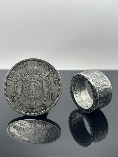 Bague pièce monnaie - monnaie, 5