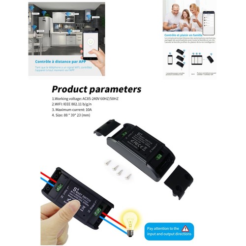 Interrupteur intelligent wifi - intelligent,