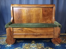 Banc Louis Philippe en noyer