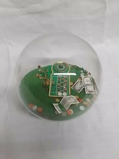 Vintage Casino Gambling Paperweight Sand Globe 