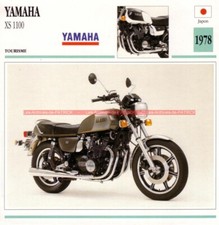 YAMAHA XS 1100 XS1100 1978 : Fiche Moto #000065