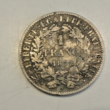 1 FRANCS  CERES 1872 petit A
