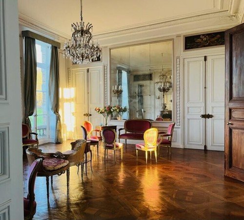 Salon complet ancien bois - complet, en