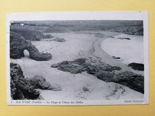 CPA 85 - ILE d'YEU Vendée La PLAGE et l'ANSE des SABLIA