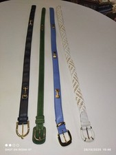 Lot de 4 Ceintures Femme Diverses - Idéal pour Varier les Styles