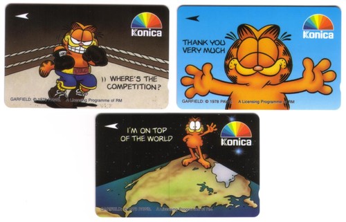 Garfield the cat - konica, camera