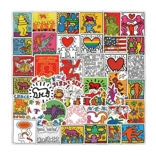 50pcs keith haring street - keith,