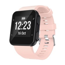 Bracelet de montre de sport en silicone pour Garmin Forerunner 35 (rose clair)